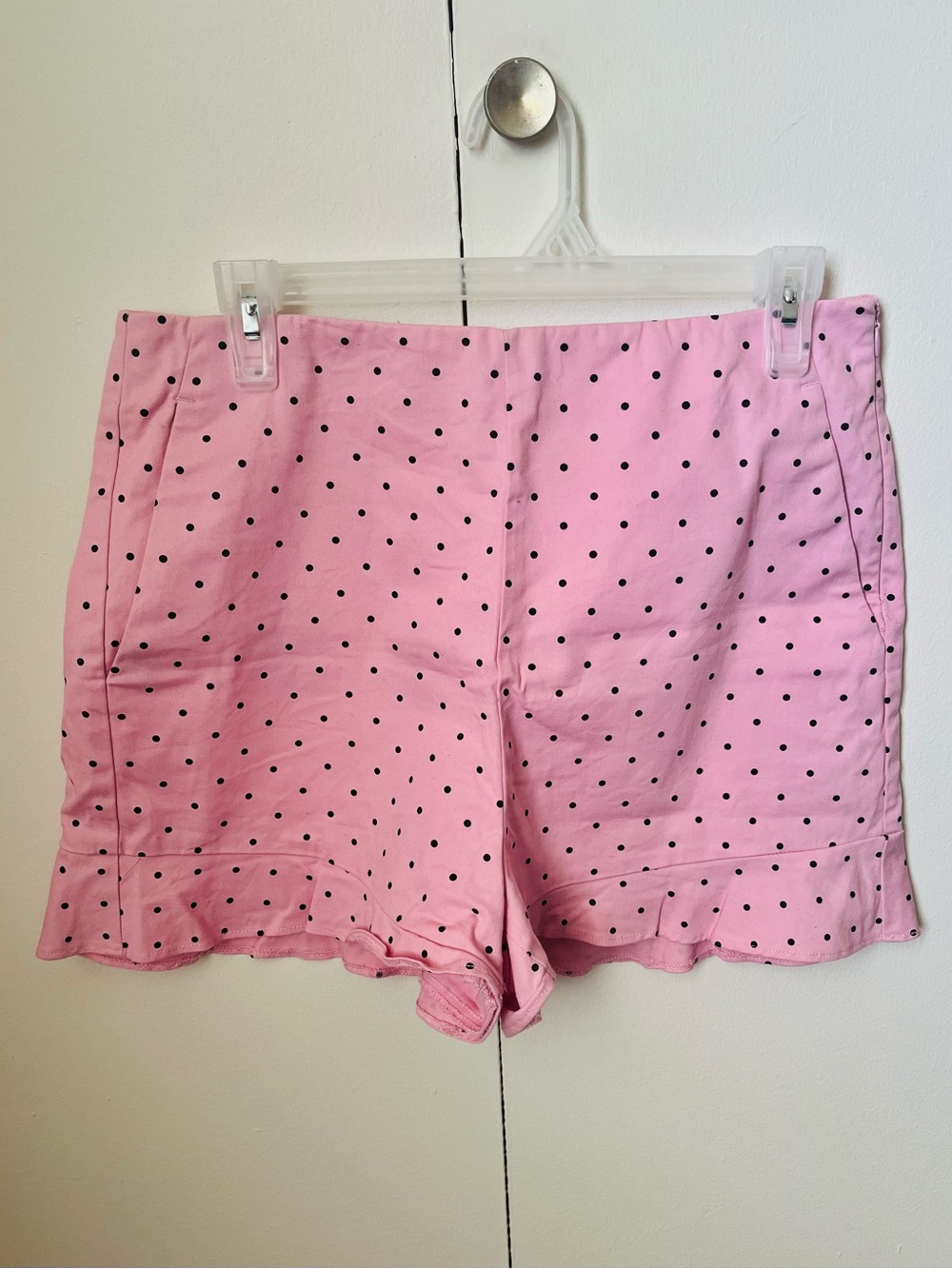 Zara Pink with Black Polka Dot Shorts